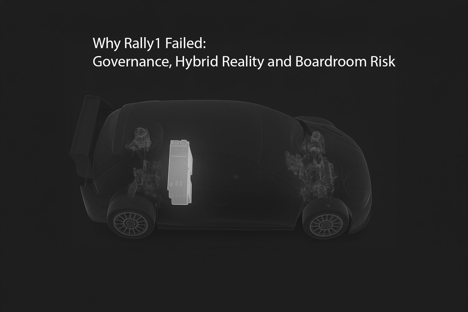 Rally1 WRC governance failure hybrid system boardroom risk